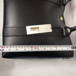 Kate Landry Crossbody Tote Bag Black Faux Leather Medium NWT Braided Handles Photo 5