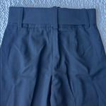 Maje  Wool Blend Pleated Tie Waist High Rise Tapered Trouser Pant Black 38 / M Photo 4