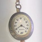 Vintage Majestime Gold Tone Pocket Watch Pendant Photo 0