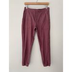 Athleta  Women's Farallon Joggers Dusty Pink Size Small Drawstring Cotton‎ Blend Photo 2