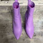 Allegra K  Purple Heeled Boots 6 Photo 2