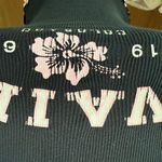 Vintage Y2K Kavio! Vail Colorado Baby Babydoll Tee Cropped S Black Photo 3