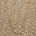 Trifari  Gold Tone Filigree Link Chain Necklace Western Victorian Jewelry Photo 0