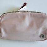 Lululemon Everywhere Belt Bag 1L Wordmark Pink Mist/Silver/White Opal Fanny Pack Photo 2
