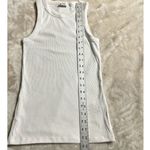 J.Crew High Neck Rib Tank Women's Smalll White Sleeveless Cotton Blend NWT READ Photo 6