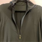 Lululemon Athletica Running Jacket Black Quarter Zip Sweatshirt Pullover Medium Photo 4