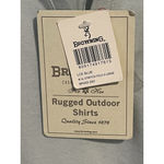 Browning Sleeveless Top Womens XL Blue V Neck Button Collared Tank Shirt NWT Photo 7