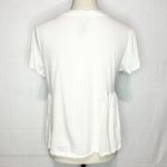 American Rag  Baby Doll T-Shirt Top White Short Cap Sleeve Scoop Neck Sz M Photo 5