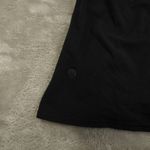 Lululemon All Tied Up Tank Top Black Pima Cotton Open Back Size 4 Yoga Running Photo 4