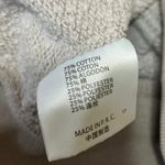 Brandy Melville Women's Beige Taupe Full Zip Hoodie Hooded Sweatshirt Top Size S Photo 3