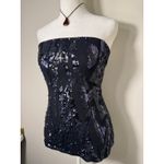 EXPRESS Y2K  Sequin Tube Top Size‎ Small Photo 1