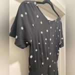 Abound LIKE NEW  Black & White Daisy Floral Patterned Short Sleeve Mini Dress XS Photo 9