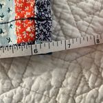 Lands' End  Women's Mid Rise‎ Pull On Chino Ankle Pants Patchwork Print Size 6 Photo 12