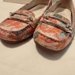 Anne Klein Flex Pink Snakeskin Loafers Women’s 6M silver buckle mocassin flats Photo 4