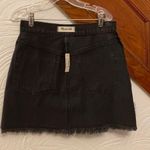 Madewell NWT Rigid Denim A-Line Mini Skirt size 0 Photo 9
