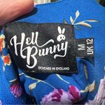 Hell Bunny  blue floral dress Photo 9