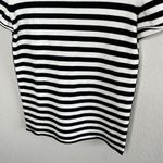 Twinset Milano Black White Knit turtleneck with logo button Small Photo 3