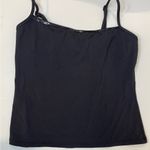 Becca Y2K Classic Sequins Line Black Swimsuit Tank Top Size Cami S Photo 3
