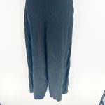 Vetta Womens Quiet Luxury Minimalist Wide Leg Wrap Cape Jumpsuit Size 4 Black Photo 4