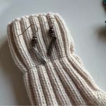 Hairstylist Barber Comb Earrings Silver Photo 3