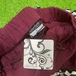 Collegiate Outfitters Vintage Y2K Maroon & Zebra Print Skirt Womens Size XL Ruffle Tiered‎ Tube Top Photo 2