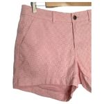 Old Navy New Shorts Womens 12 Every Day Eyelet Lace Mid Rise Chino 3.5 Pink Photo 8