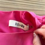 DO+BE  Dress Mini Pink Hot Draped Asymmetrical Small Photo 2