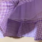 Sim & Sam  Purple Gingham Crop Top & Skirt Set Photo 4