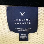 American Eagle Multicolored Wool Blend Jegging Cable Knit Crewneck Sweater Photo 1