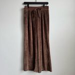 Summersalt Plush Velour Lounge Pants in Chocolate Brown Size Medium Photo 3