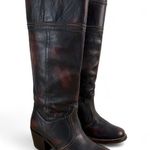 Frye Jane Tall Riding Boots Antique Brown Sz 5.5 Photo 0