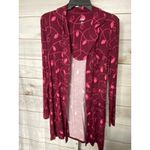 New Jenni Women XS Burgundy Super Soft Stretch intimates Sleep Dress Long Sleeve Purple Photo 2