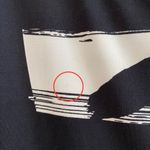 Sympli Black & White Abstract Print Jersey Tank Top Size 10 Photo 6