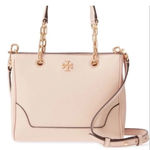 Tory Burch Marsden Pebbled Leather Tote Can be use like a cross body Photo 0