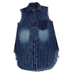 Thrill Sleeveless Denim Top(Size Small) Photo 2