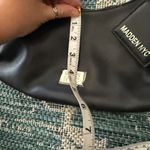Madden NYC Black Faux Leather Shoulder Baguette Bag Y2K Style Adjustable Strap Photo 5
