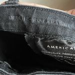 American Eagle AEO Black 360 Next Level Stretch Super High Rise Jeggings‎ Photo 8