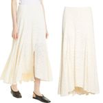 Rebecca Taylor • Lace Maxi Skirt cream New Ivory flowy slit crochet beach summer Photo 6