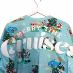 Disney Parks Merrytime Cruises Spirit Jersey Holiday Sweatshirt Size Med Blue Photo 7