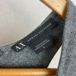 Armani Exchange Gray & Blue Striped Knit Sleeveless Dress 10 Photo 3