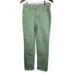Everlane  The Original Cheeky Cropped‎ Green Straight Leg Denim Jeans Size 27 Photo 5