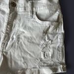 Hollister Size 5/W 27 High-Rise Distressed Shorts | White | Advanced Stretch Photo 2