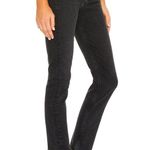 AGOLDE  Riley High Rise Straight Crop Jeans Panoramic Black Wash Denim Size 22 Photo 1