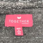 Edgy Textured Womens Moto Jacket Size US M Sparkle Biker Street Urban Together Gray Size M Photo 7