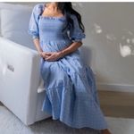 Hill House  Nesli Dress in Diana blue check XS Photo 13