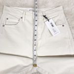 Apiece Apart  Merida Cropped Straight Leg Jean High Rise Ecru Cream Size 26 New Photo 10