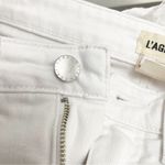 L'Agence L’Agence Jeans White High Line High Rise Distressed Stretch Skinny Jean Size 24 Photo 11
