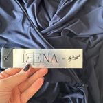 Mac Duggal leena x - NWT Navy V-Neck Ruched Jersey Gown Sz 6 Photo 9