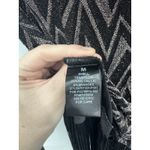 Dress Forum  Fringe Western Zig Zag Strapless Midi Dress Women M Black NEW Rodeo Photo 4