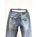 Miss Me  Jewel Easy Boot Stretch Jean Size 26 Y2K Rhinestone Euro Vintage Photo 11